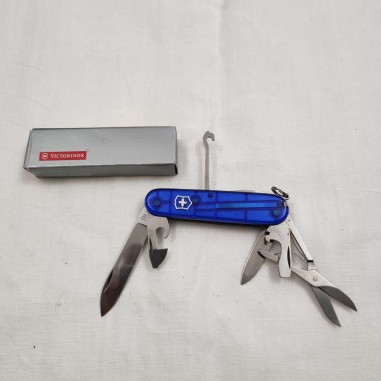 VICTORINOX coltellino multi accessoriato 1.3703t2 con guancette blu