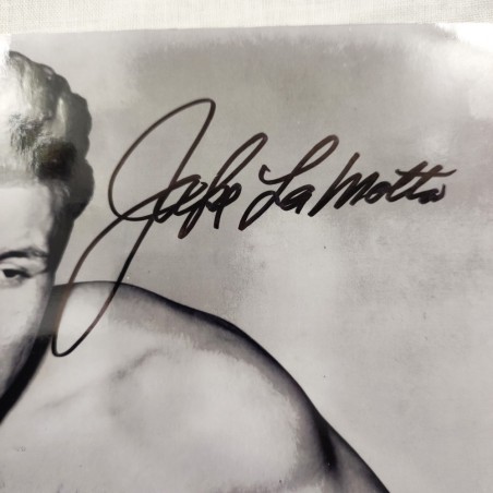 JACK LA MOTTA fotografia con autografo originale COA 2008