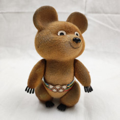 Originale mascotte orsetto Olimpiadi di Mosca 1980
