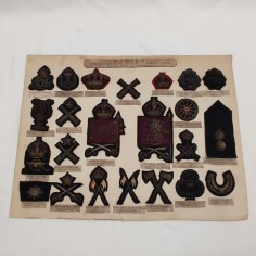 Collezione originali fregi da divisa inglesi 1862-1909 2