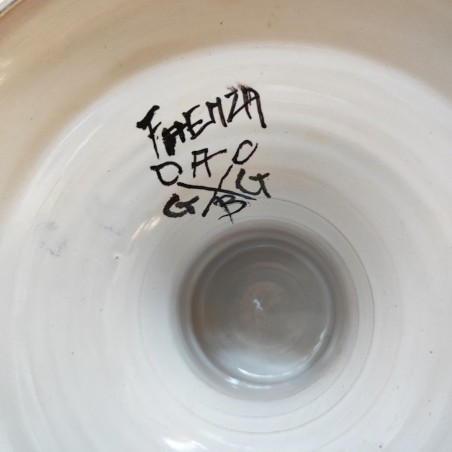 Vaso policormo ceramica di Faenza su originale di Molaroni Pesaro h. 67 cm
