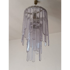 Mazzega Carlo Nason Murano Lampadario + applique in cristallo CASCADE 2