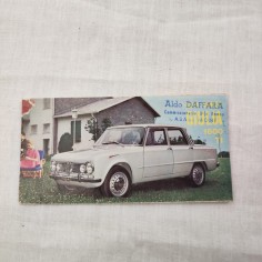ALFA ROMEO GIULIA 1600 TI piccola brochure 16x8 cm