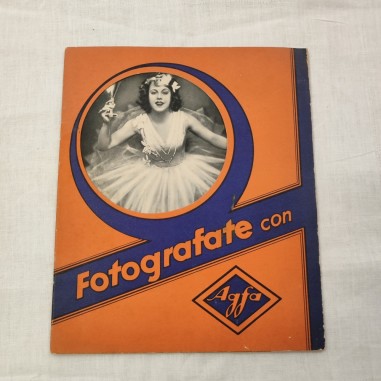 Catalogo macchine fotografiche e prodotti AGFA anno 1937 formato 18x21 cm
