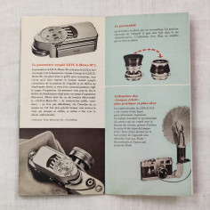 LEICA catalogo brochure macchina fotografica e accessori modello M3 2