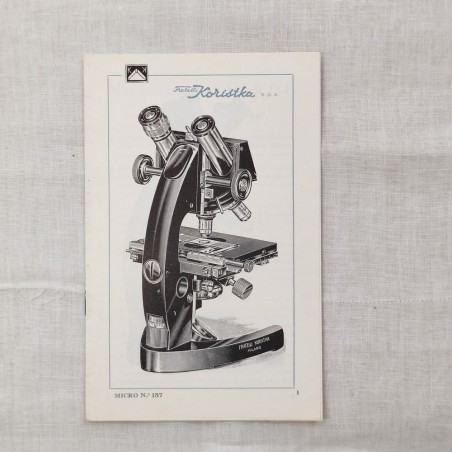 Brochure microscopio KORISTKA modello Mirco 137