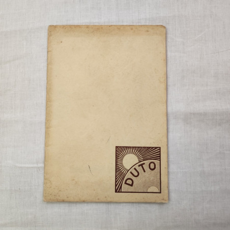 DUTO schermo diffusore, catalogo illustrativo anno 1939