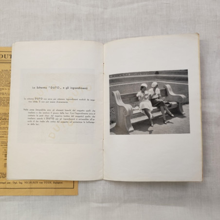 DUTO schermo diffusore, catalogo illustrativo anno 1939