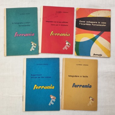 Lotto di 5 opuscoli mini manuali FERRANIA
