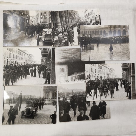 Reggio Emilia lotto di 8 fotografie periodo primi anni 20 albori fascismo