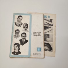 NSU Prinz 4 libretto uso manuenzione 1967 italiano compilato