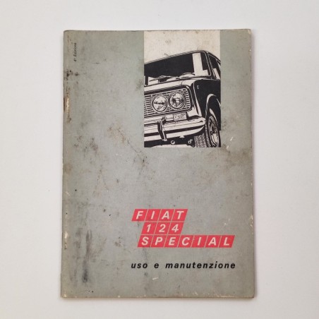FIAT 124 Special libretto uso manutenzione 1969 discreto