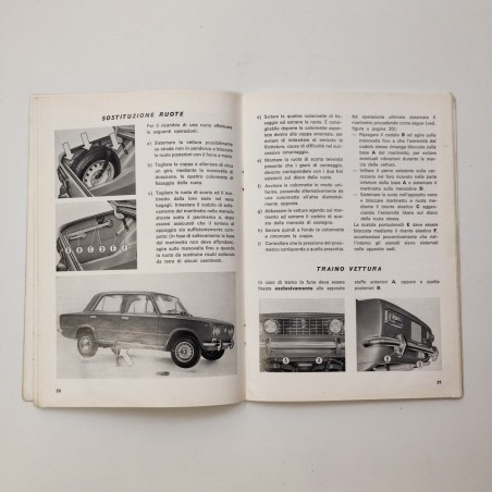 FIAT 124 Special libretto uso manutenzione 1969 discreto