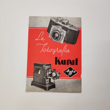 AGFA macchina fotografica KARAT opuscolo pubblicitario anno 1939