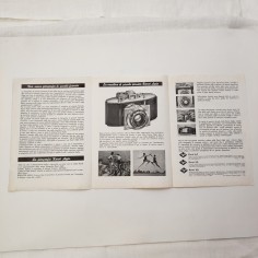 AGFA macchina fotografica KARAT opuscolo pubblicitario anno 1939 2