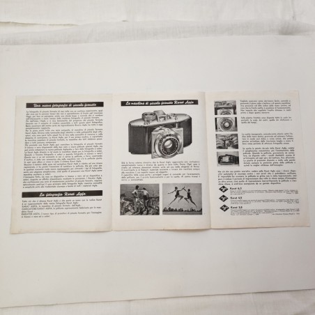 AGFA macchina fotografica KARAT opuscolo pubblicitario anno 1939