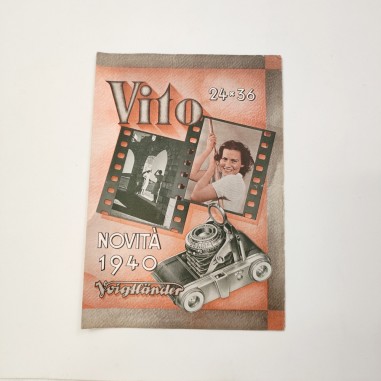 VOIGTLANDER opuscolo pubblicitario macchina Vito anno 1940