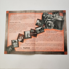 VOIGTLANDER opuscolo pubblicitario macchina Vito anno 1940 2