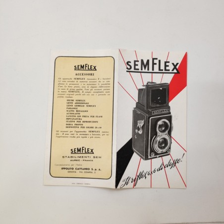 SEMFLEX opuscolo macchina fotografica 6x6