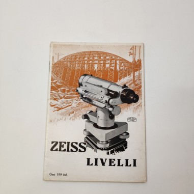 Opuscolo pubblicitario livelli topografici ZEISS anno 1940