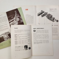 LEICA System lotto di 3 opuscoli per fotocamere e accessori 2