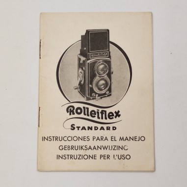 Libretto istruzioni fotocamera ROLLEIFLEX Standard 1939
