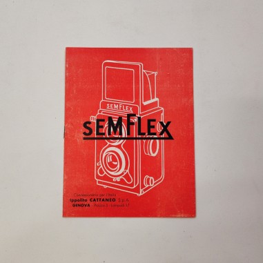 SEMFLEX opuscolo catalogo fotocamere e listino prezzi 1952