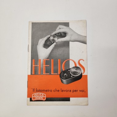 HELIOS opuscolo fotometro Zeiss 4 pagine, anni 50