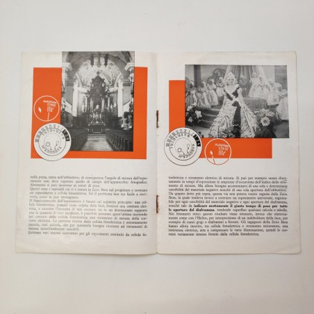 HELIOS opuscolo fotometro Zeiss 4 pagine, anni 50