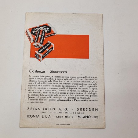 HELIOS opuscolo fotometro Zeiss 4 pagine, anni 50
