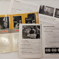 AGFA lotto di 3 opuscoli fotocamere anni 30 2