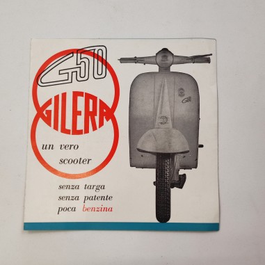 GILERA brochure scooter 50 cc 3 pagine