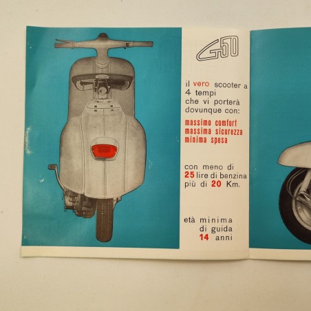 GILERA brochure scooter 50 cc 3 pagine