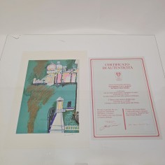 Fotolitografia Remo Brindisi San Marco 1982 - 35x25 cm 2