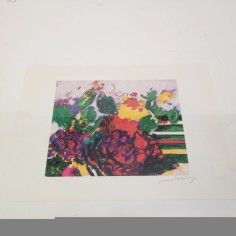 Riproduzione fotolitografica Gianni Dova 35x25 cm