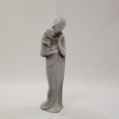 Ceramica Tassinari Faenza Madonna con Gesù 32 cm
