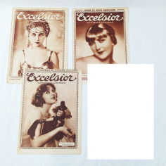 Lotto di 3 riviste EXCELSIOR anno III 1928 2