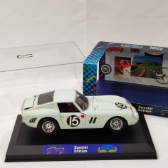 Ferrari GTO 62 Mini miniera bianca vetrina originale Tourist Trophy n° 15 sc. 1/18