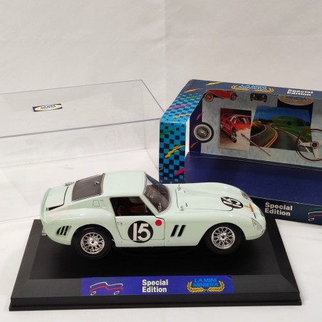 Ferrari GTO 62 Mini miniera bianca vetrina originale Tourist Trophy n° 15 sc. 1/18