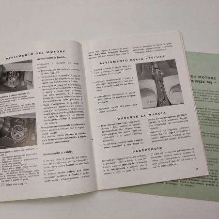 Fiat 850 libretto uso manutenzione 4° edizione 1964 + appendice