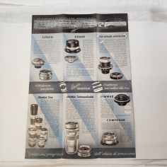 Libretto brochure obiettivi Schneider anno 1952 2