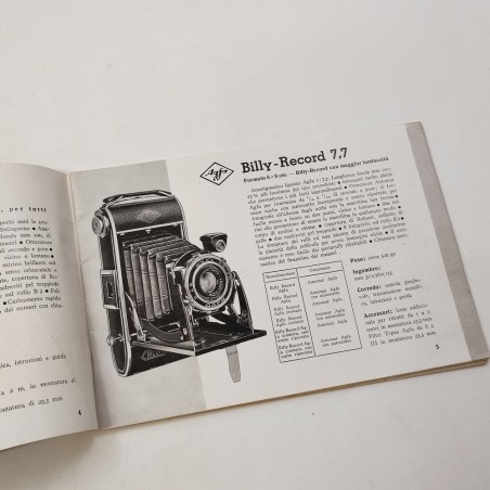 AGFA catalogo dilettanti 1968 - 40 pagine, testi in italiano