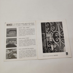 MINOX brochure opuscolo pubblicitario micro apparecchio fotografico 2