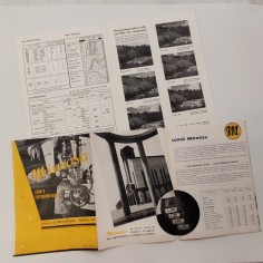 Lotto di 2 opuscoli promozionali filtri e carta fotografica OMAG e MIMOSA 2