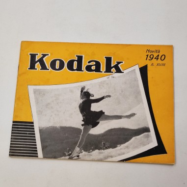 KODAK opuscolo brochure prodotti fotografici Novità anno 1940 A. XVIII