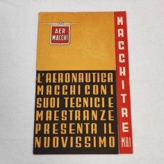 AER MACCHI dépliant presentazione motocarro MACCHITRE