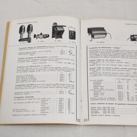 Catalogo Listino prezzi opuscolo pubblicitario ZEISS IKON B852 anni 30