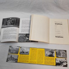 VOIGTLANDER lotto di 3 opuscoli macchine fotografiche anno 1937 e 1938 2