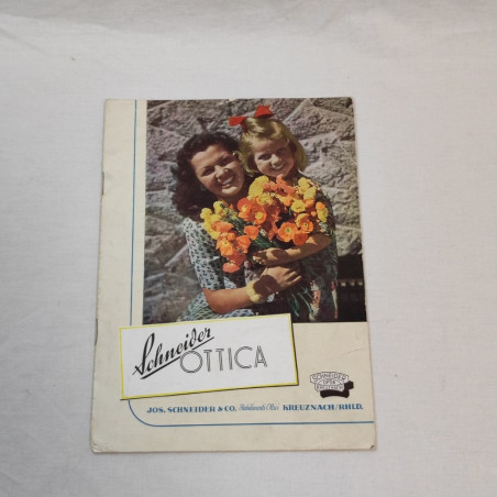 SCHNEIDER catalogo ottiche fotografiche anni 50