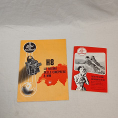 Bolex Paillard lotto di 2 opuscoli promozionali anni 50